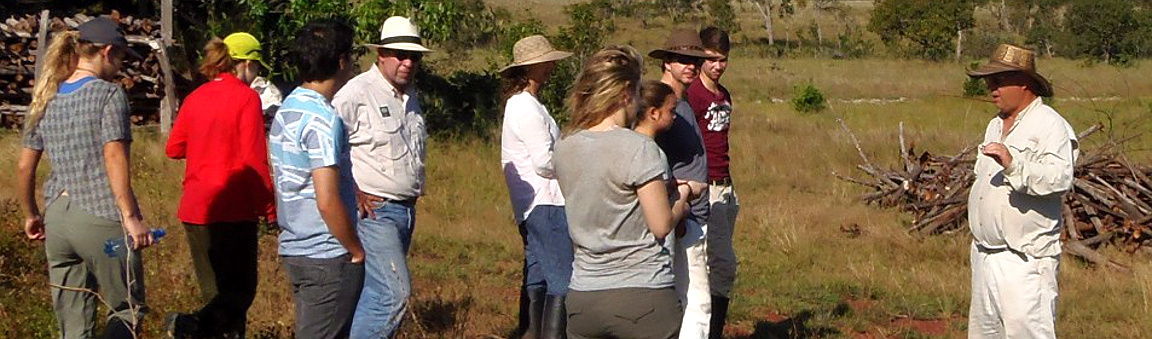 Agrotourists at La Pedregoza